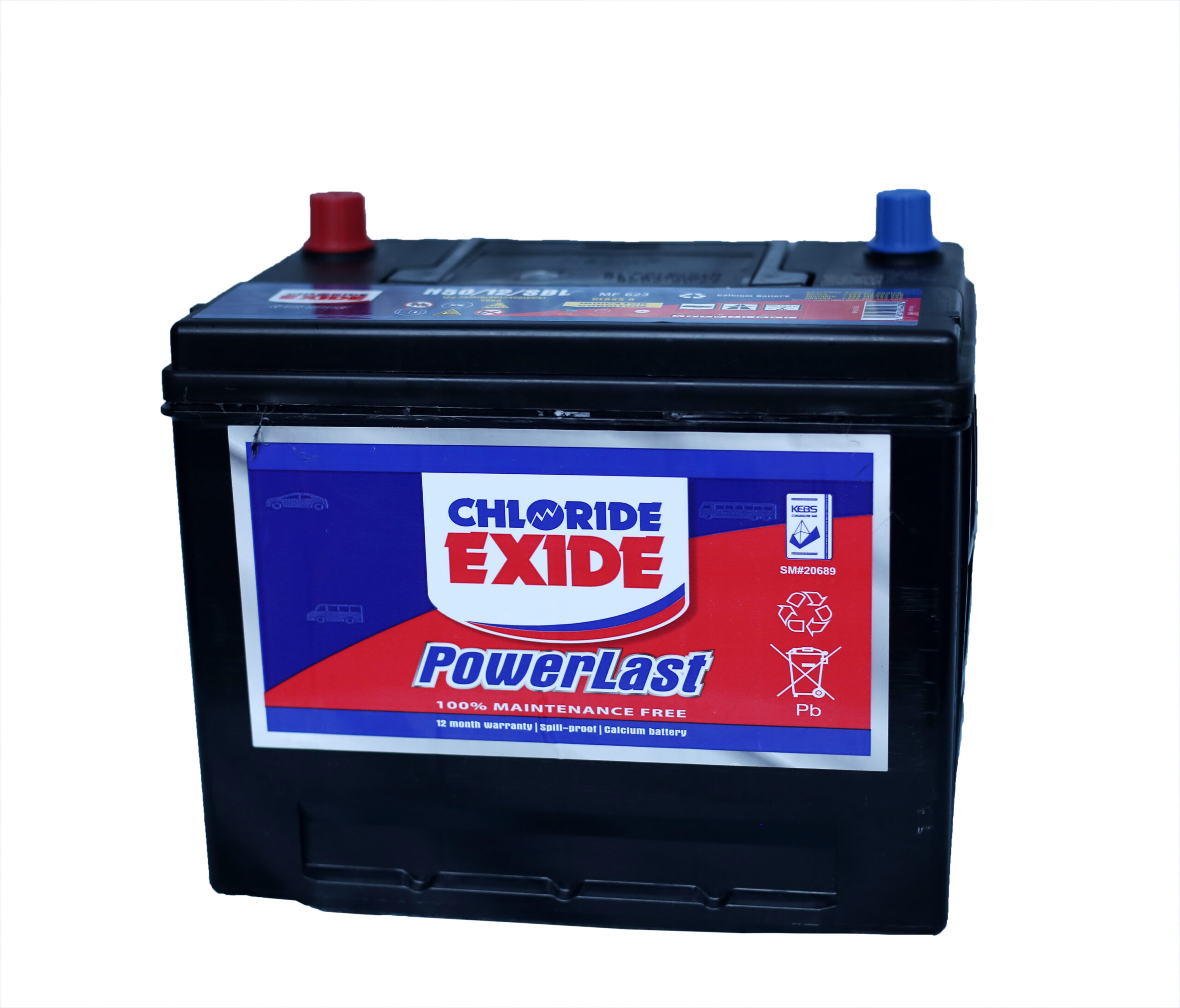 Chloride Exide PowerLast NS40 – 12V Maintenance-Free Battery
